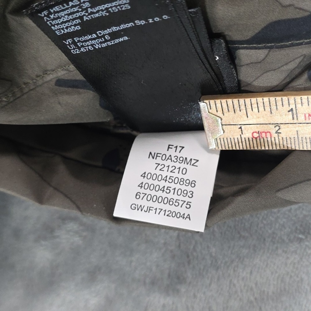 North Face Reversible Jacket Camo Army Green Men's Size US L - Picture 11 of 11